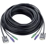 KVM Priključni kabel [1x Muški konektor VGA, Muški konektor PS/2, Muški konektor PS/2 - 1x Ženski konektor VGA, Muški konektor P