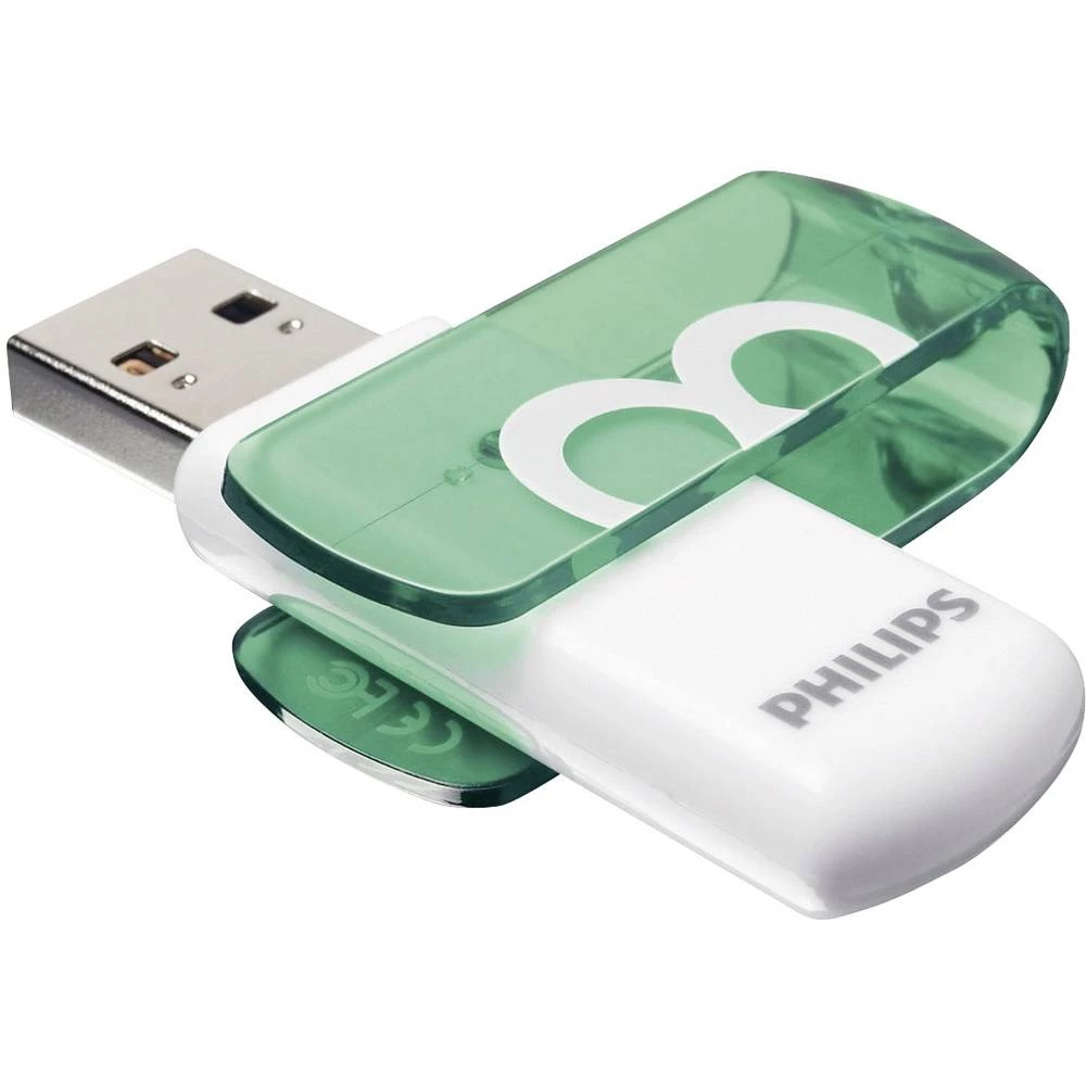 USB Stick 8 GB Philips VIVID Zelena FM08FD05B/00 USB 2.0 slika