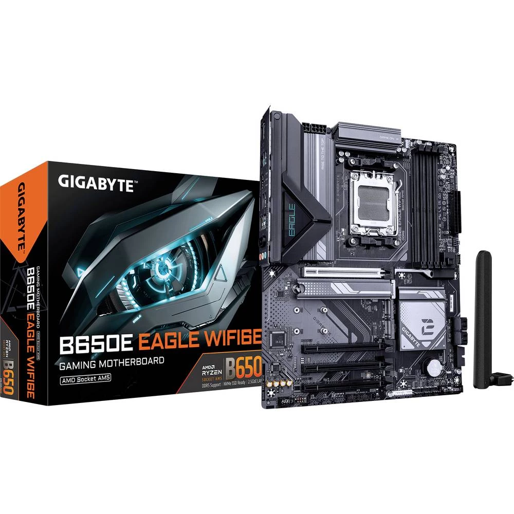 Gigabyte GA-B650E EAGLE WF6E matična ploča Baza AMD AM5 Faktor oblika (detalji) ATX Set čipova matične ploče AMD® B slika