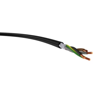 VER H05RR-F 4G0,75 Ri. 50 energetski vod H05RR-F 4 G 0.75 mm² crna 50 m slika