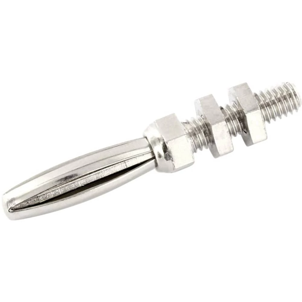 Banana utikač Zatik-&Oslash;: 4 mm Metalna econ connect 100 ST slika