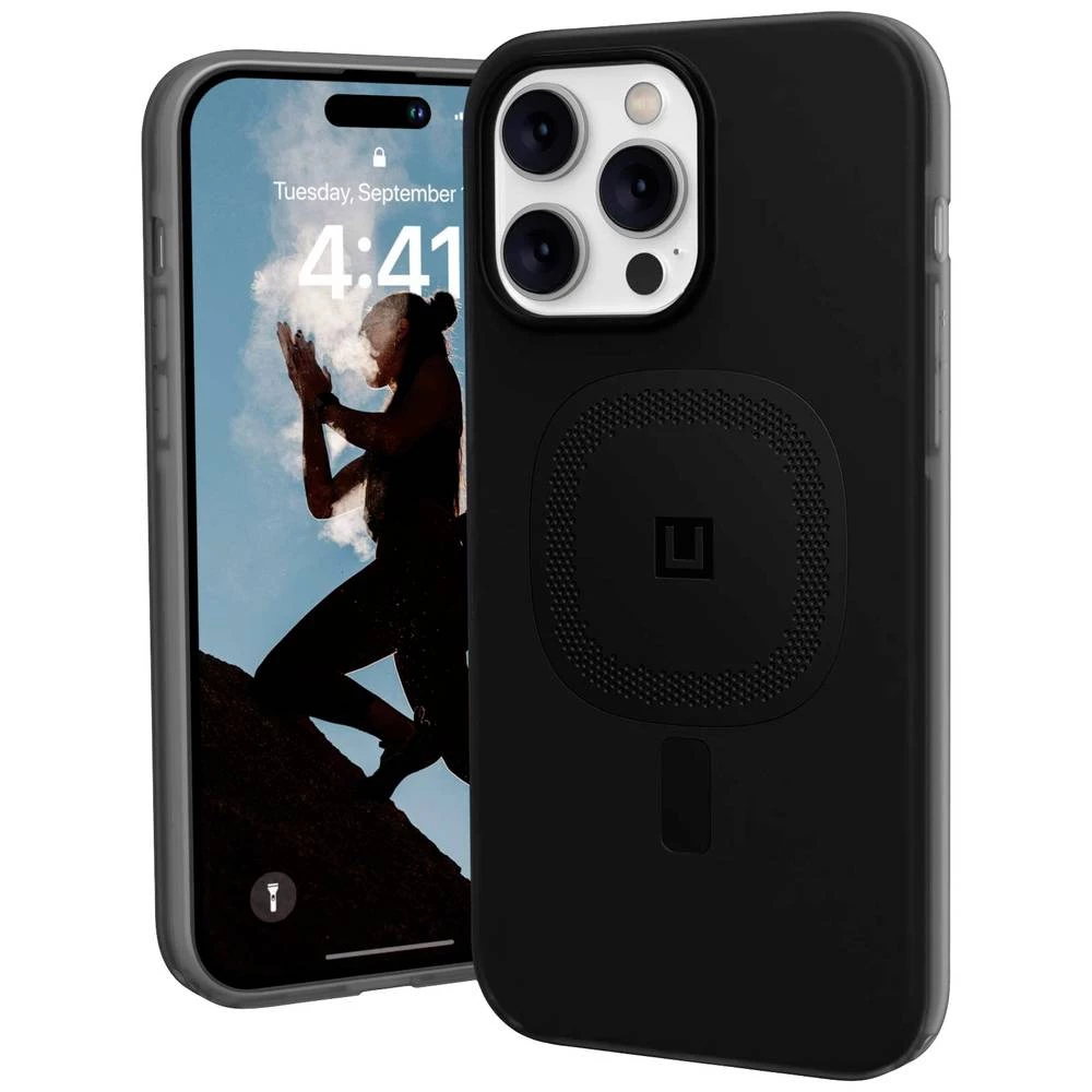 Urban Armor Gear Lucent 2.0 MagSafe Pogodno za model mobilnog telefona: iPhone 14 Pro Max, crna Urban Armor Gear Lucent 2.0 MagSafe case Apple iPhone 14 Pro Max crna slika
