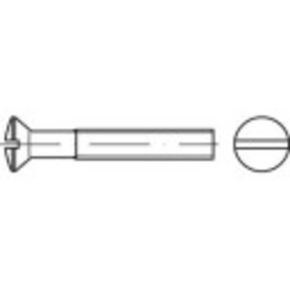 TOOLCRAFT 1065820 vijci s upuštenom lećastom glavom M10 50 mm utor DIN 964 nehrđajući čelik A4 50 St. slika