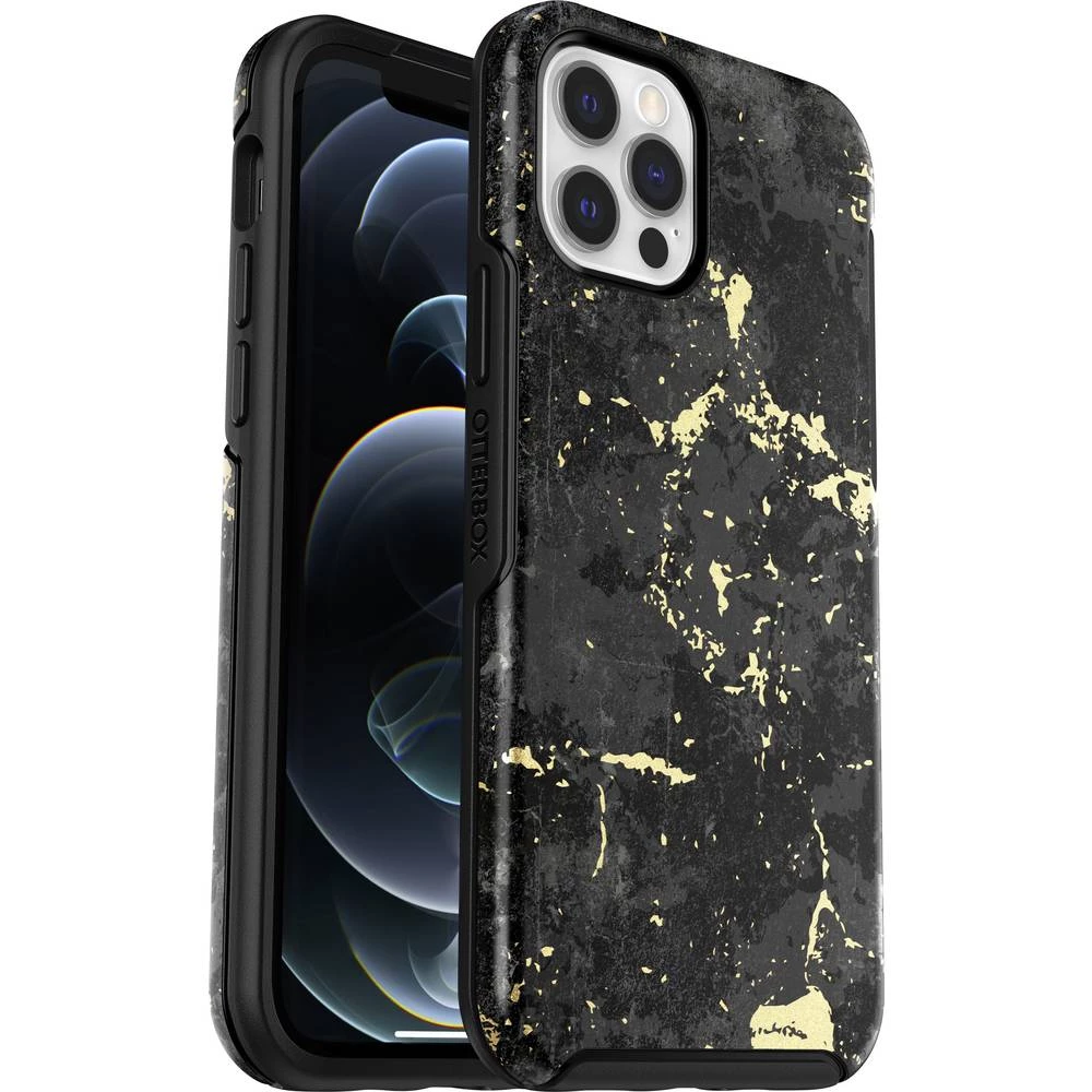 Otterbox Symmetry stražnji poklopac za mobilni telefon Apple crna/zlatna slika