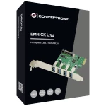 Conceptronic EMRICK U34, 4-Port-USB-3.0 PCI-Express-Karte PCI-Express kartica PCIe