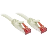 LINDY 47706 RJ45 mrežni kabel, Patch kabel cat 6 S/FTP 5.00 m siva sa zaštitom za nosić 1 St.