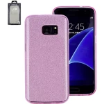 Perlecom Stražnji poklopac za mobilni telefon Pogodno za: Samsung Galaxy S6 Ružičasta