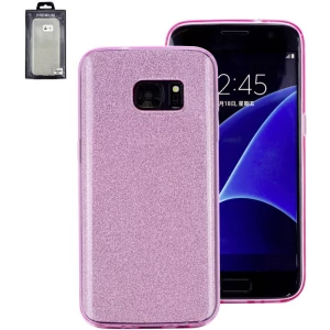 Perlecom Stražnji poklopac za mobilni telefon Pogodno za: Samsung Galaxy S6 Ružičasta slika