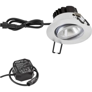 EVN  PC650N61502 LED ugradna svjetiljka   6 W toplo bijela krom boja slika