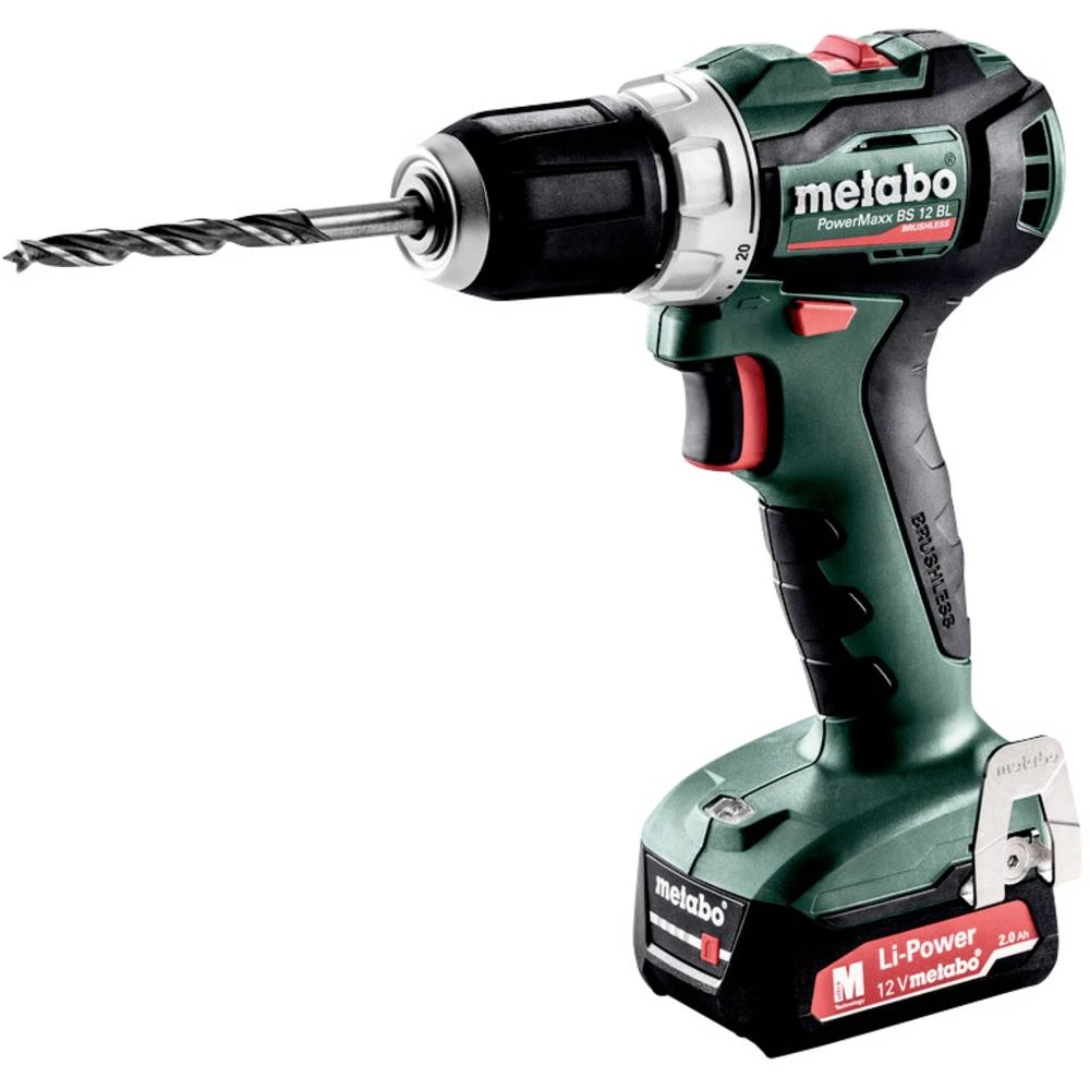 Metabo 601038500 akumulatorska bušilica 12 V 2 Ah li-ion slika