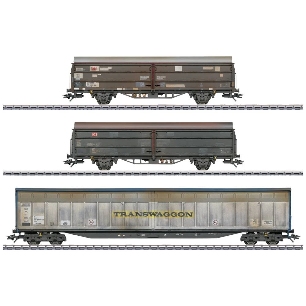 Märklin 47349 H0 Set od 3 kolica s kliznim zidom DB AG, MHI slika