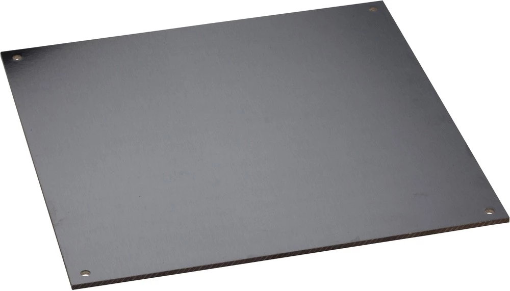 Montažna ploča (D x Š) 360 mm x 360 mm Plastika Crna (RAL 9005) Schneider Electric NSYPMB3636 1 ST slika