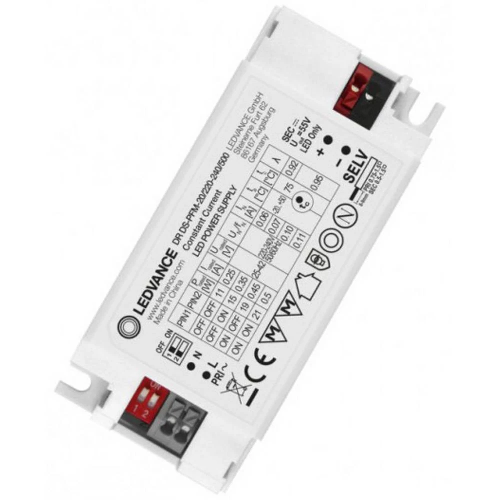 LED pogonski sklop Konstantna struja LEDVANCE Dip-Switch performance 20 W 500 mA 25 - 42 V slika