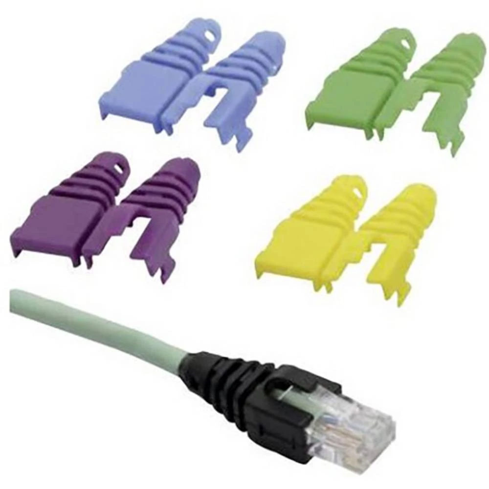 MH Connectors RJ45 zaštita od prevrtanja RJ45SRB-RET-BK RJ45SRB-RET-BK crna 1 kom. slika