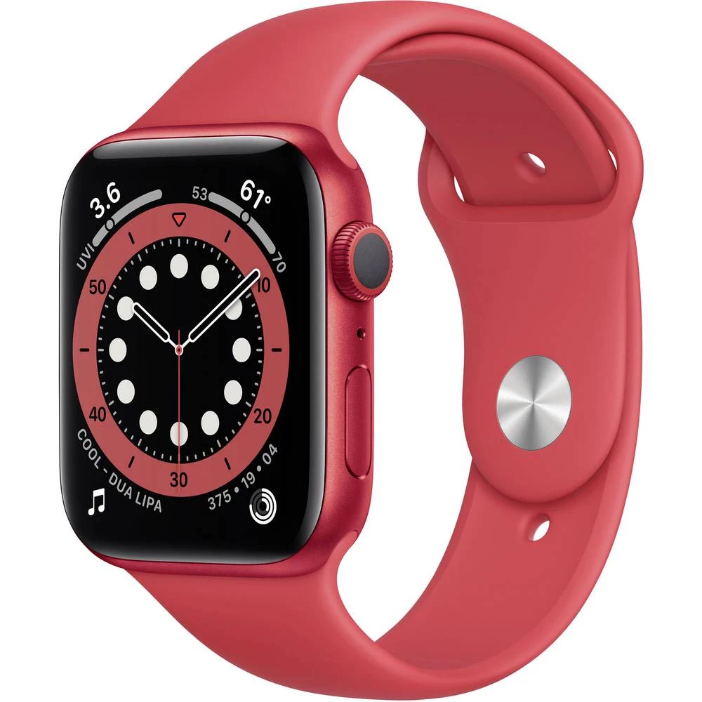 Apple Watch Series 6 GPS 44 mm kućište od aluminija (PRODUCT) RED™ sportska narukvica crvena slika