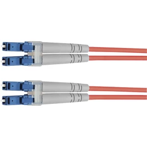 Staklena vlakna Svjetlovodi Priključni kabel [1x Muški konektor LC - 1x Muški konektor LC] 50/125 µ Multimode OM4 1 m Tele slika