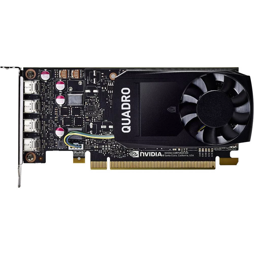 Radna stanica -grafičke kartice PNY Nvidia Quadro P1000 4 GB GDDR5-RAM PCIe x16 Mini DisplayPort slika