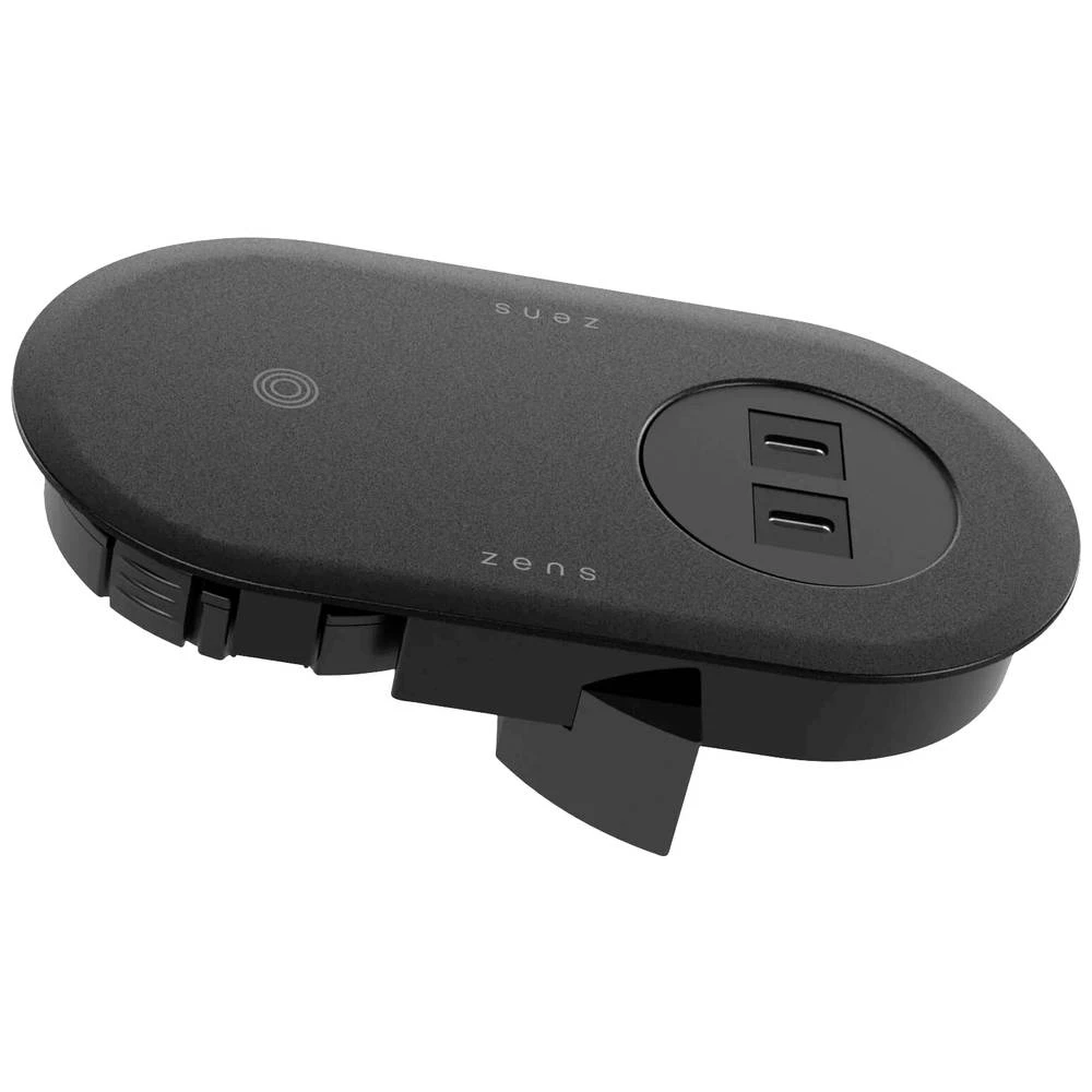 ZENS indukcijski punjač  DIY PuK Combi Plate ZEPC01BPD/EU  Izlazi standard indukcijskog punjenja, USB-C® crna slika