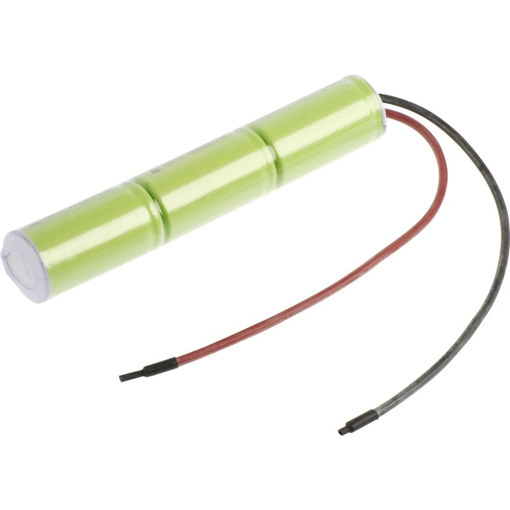 Aku-pack 3x Baby (C) Pogodan za visoke temperature, Kabel, Flat-Top NiMH Mexcel Inline L1x3 3.6 V 4000 mAh slika
