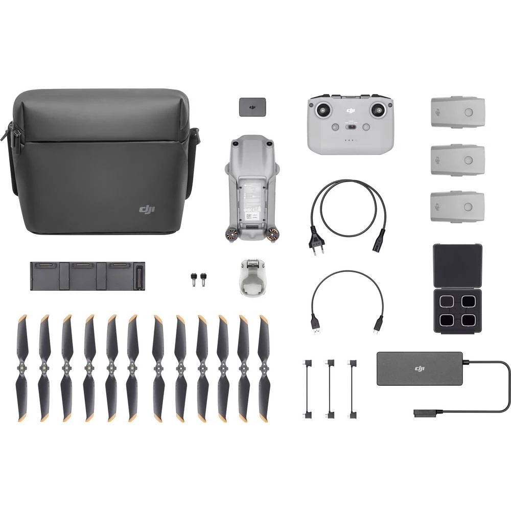 DJI AIR 2S Fly More Combo uklj. set ND filtera kvadrokopter RtF gps funkcija, zrakoplovna kamera  siva slika
