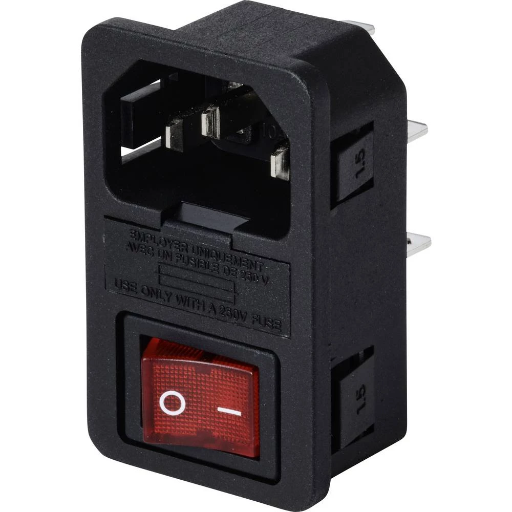 TRU COMPONENTS TC-13599520 utični konektor za rashladne uređaje ugradbeni muški konektor, vertikalni Ukupan broj polova: slika