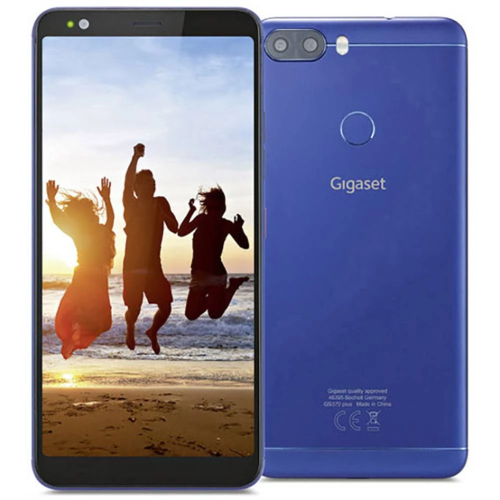 Gigaset GS370 plus Pametni telefon Dual-SIM 64 GB 14.5 cm(5.7 )13 MPix, 8 MPix Android™ 7.0 Nougat Plava boja slika