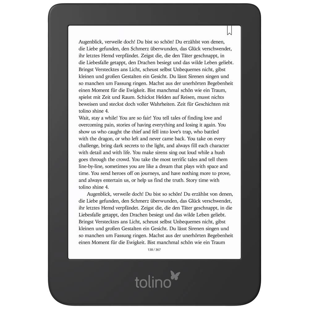 Tolino shine 4 eBook-čitač 15.2 cm (6 palac) crna/plava slika