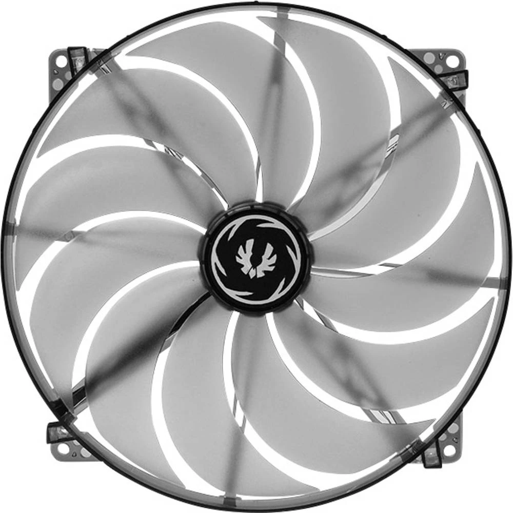 Ventilator za PC kućište Bitfenix Spectre LED Crna, Narančasta (Š x V x d) 200 x 200 x 20 mm slika