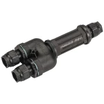 Priključna kutija, 5-polna, IP68, crna, DALI SLV 1006453 čvor  450 V  33 mm  crna