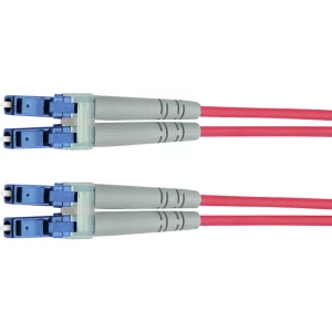 Staklena vlakna Svjetlovodi Priključni kabel [1x Muški konektor LC - 1x Muški konektor LC] 50/125 µ Multimode OM3 5 m Tele slika