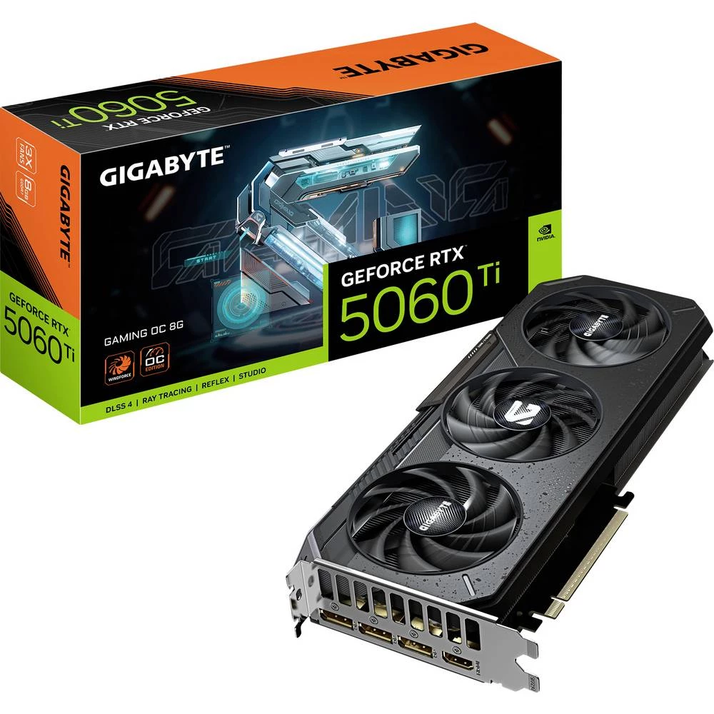 Gigabyte grafička kartica Nvidia GeForce RTX 5060 Ti GeForce RTX 5060 Ti 8 GB GDDR7 RAM slika