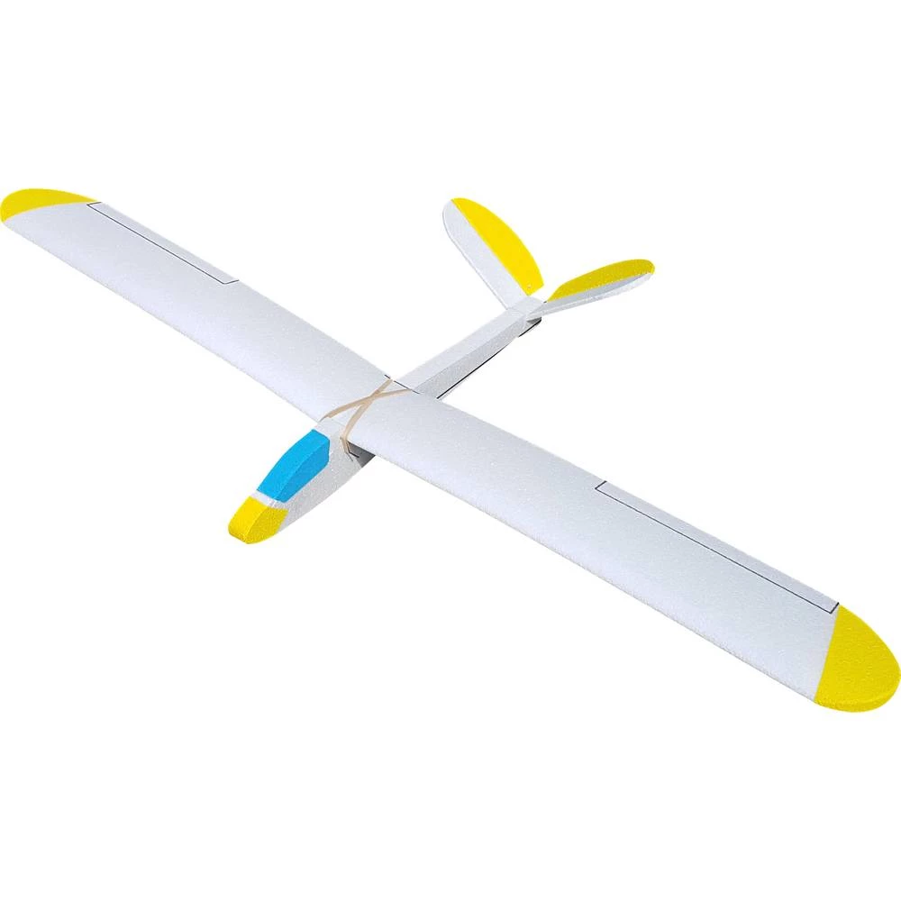 Miniprop Ka 3 Bijela, Žuta RC jedrilica Komplet za sastavljanje 1500 mm slika