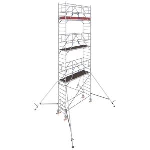 Krause 777058 FahrGerüst aluminij na roli mobilna Radna visina (maks.): 8.30 m srebrna 225.5 kg slika