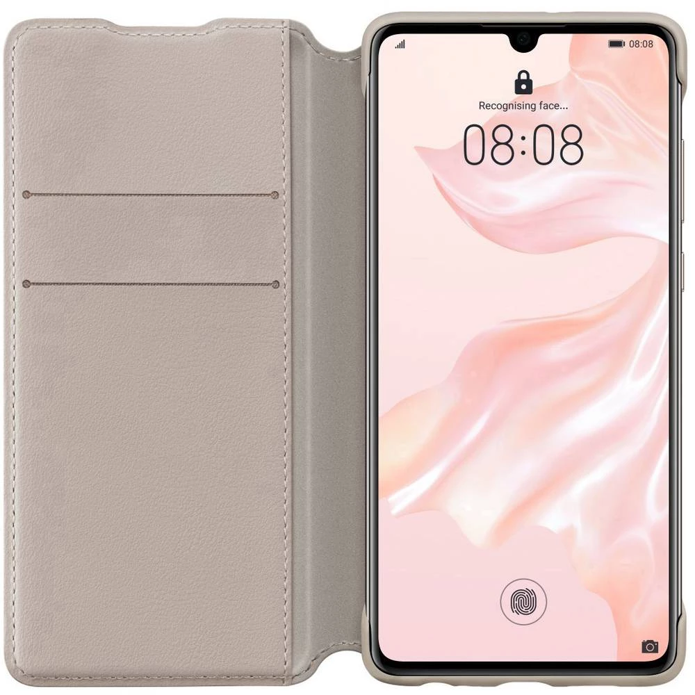 HUAWEI Wallet Cover Knjižica Pogodno za: Huawei P30 Kaki slika