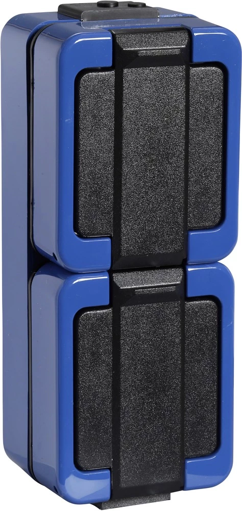 Ugradbena utičnica IP44 Plava boja Merten 229266 slika