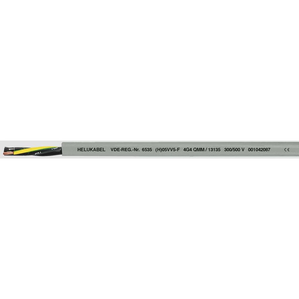 Helukabel (H)05VV5-F kontrolni vod 3 G 4 mm² siva 13134-1000 1000 m slika