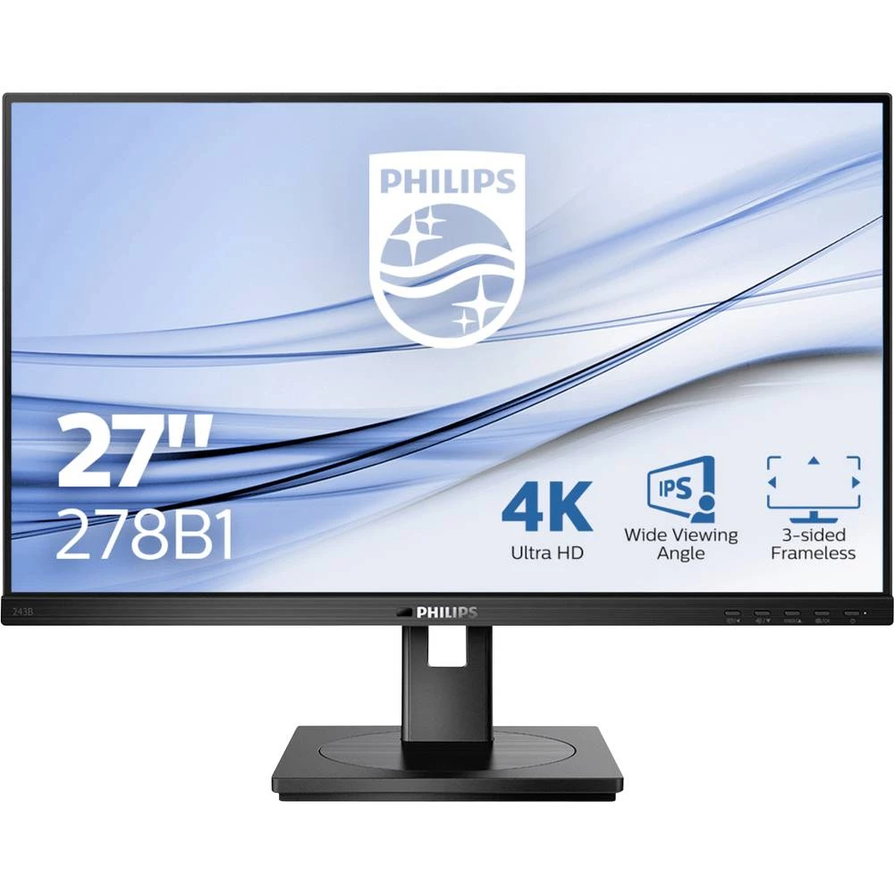 Philips Monitore 278B1 LCD zaslon Energetska učinkovitost 2021 G (A - G) 68.6 cm (27 palac) 3840 x 2160 piksel 16:9 4 ms slika