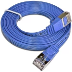 LAN (RJ45) Mreža Priključni kabel CAT 6 U/FTP 5 m Plava boja plosnati Slim Wirewin