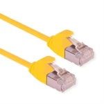 ROLINE U/FTP DataCenter patch kabel Cat.6A (Class EA), LSOH, tanak, žuti, 1,5 m Roline 21153324 RJ45 mrežni kabel, Patch kabel CAT 6a U/FTP 1.50 m žuta 1 St.
