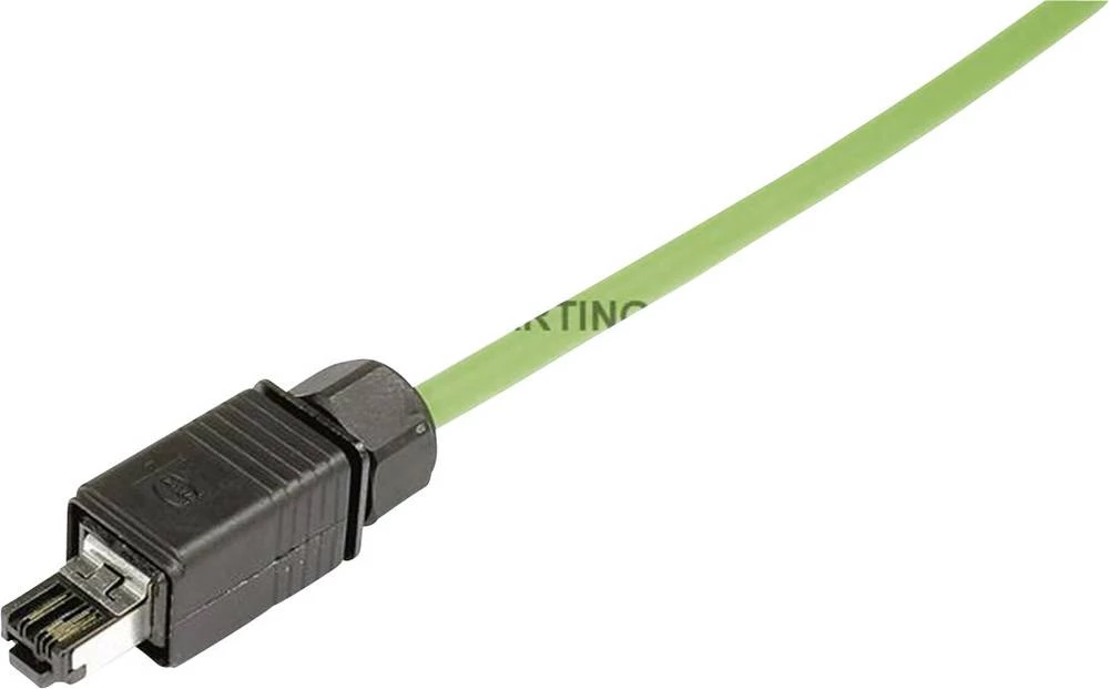 Aktuatorsko-senzorski podatkovni konektor, ravni utikač, broj polova (RJ): 4P4C Harting 09 45 145 1100 PushPull RJ45 1 kom. slika