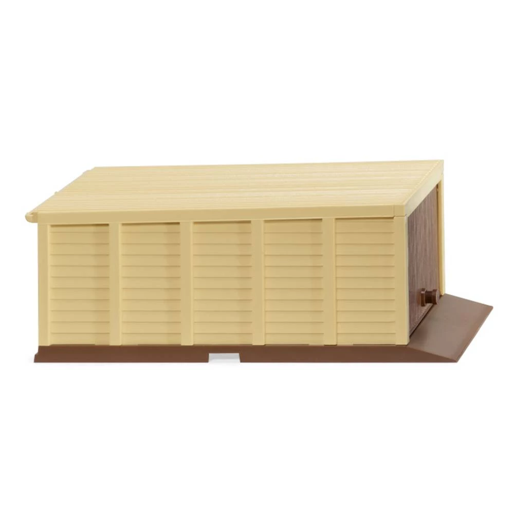 Wiking Selbstbau-Garage (3S) - blassbraun/elfenbein 114003 H0 DIY garaža (3S) - blijedo smeđa/bjelokost komplet za sastavljanje slika