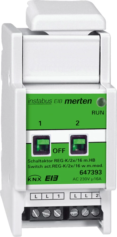 Merten Merten KNX Systeme 647393 Aktuator prebacivanja 647393 slika