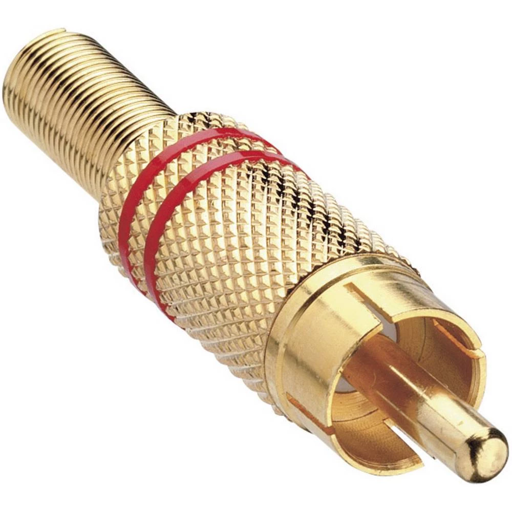 Lumberg Činč konektor Ravni muški konektor Broj polova: 2 Crvena 1 ST slika