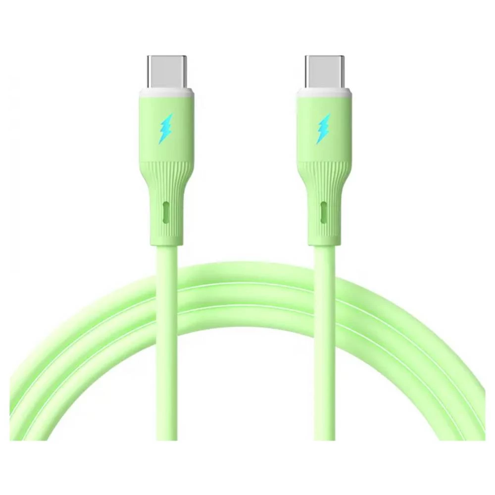 Akyga USB kabel USB-C® utikač, USB-C® utikač 1 m zelena AK-USB-69 slika