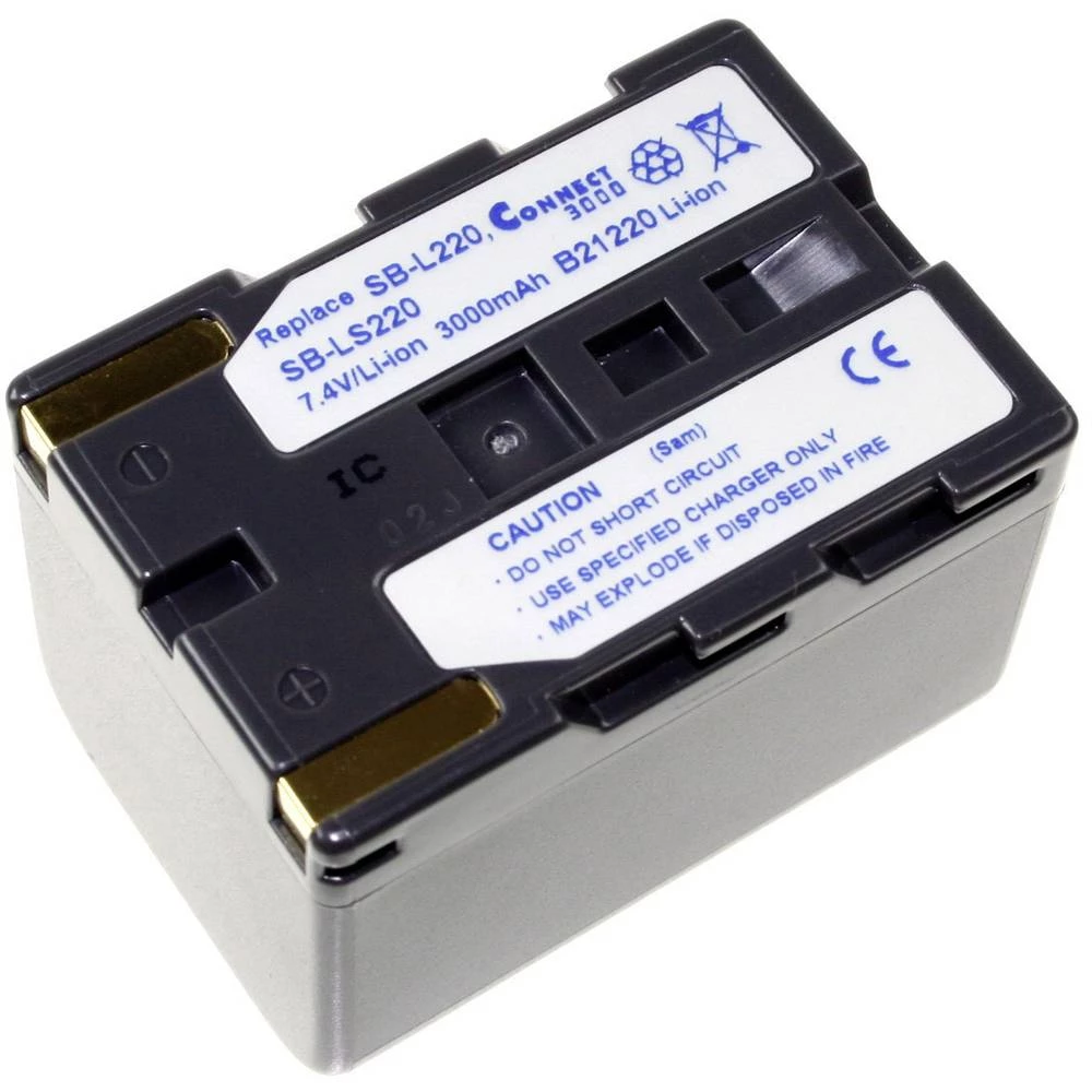 Kamera-akumulator Connect 3000 Zamjenjuje originalnu akU. bateriju SB-L70 7.4 V 3000 mAh SB-L70 slika