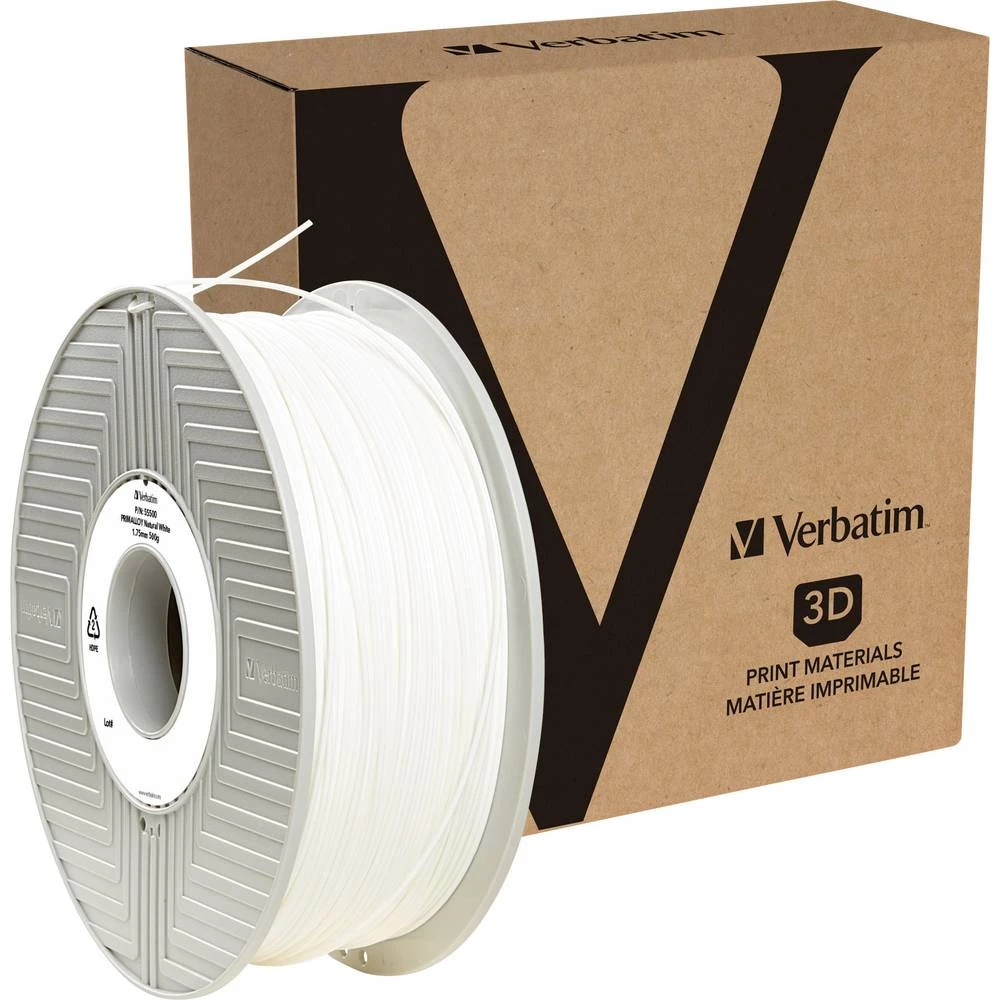 3D pisač filament Verbatim 55510 1.75 mm Bijela 500 g slika