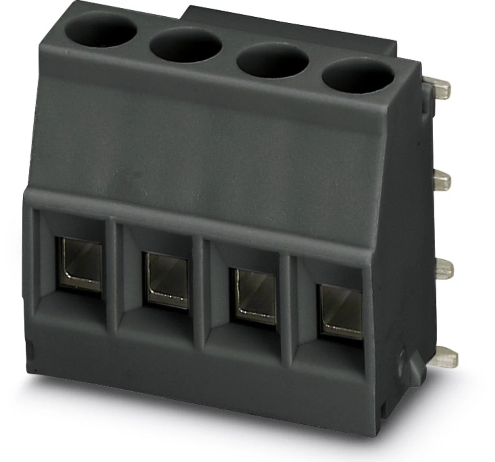 Vijčana blok stezaljka 2.50 mm broj polova: 4 MKDSO 2,5/ 4-R BK VPE200 Phoenix Contact crne boje 200 kom. slika