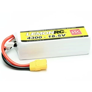 LemonRC lipo akumulatorski paket za modele 18.5 V 4300 mAh Broj ćelija: 5 35 C softcase XT90 slika