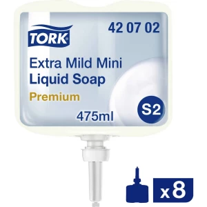 TORK Extra Mild Mini 420702 tekući sapun 475 ml 8 St. slika