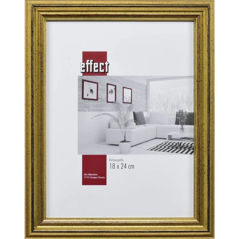 Effect Bilderrahmen 0440,1824,02 izmjenjivi okvir za slike Format papira: 18 x 24 cm zlatna slika